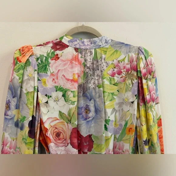 Alice + Olivia Antonette Floral Mini Dress, Size 4 - Picture 5 of 13